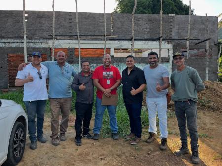 Coordenador Regional da CAR visita obras da Fábrica de Polpa de Frutas em Itagi